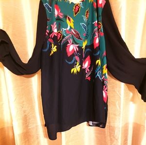 Plus size flowy blouse